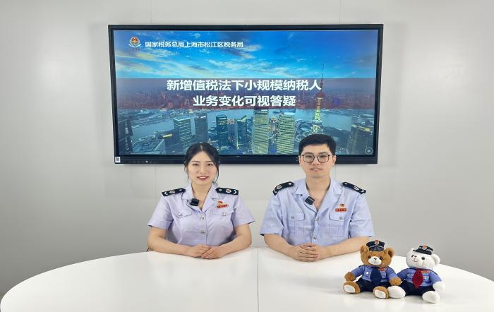 松江区税务局开展新增值税法下小规模纳税人业务变化可视答疑